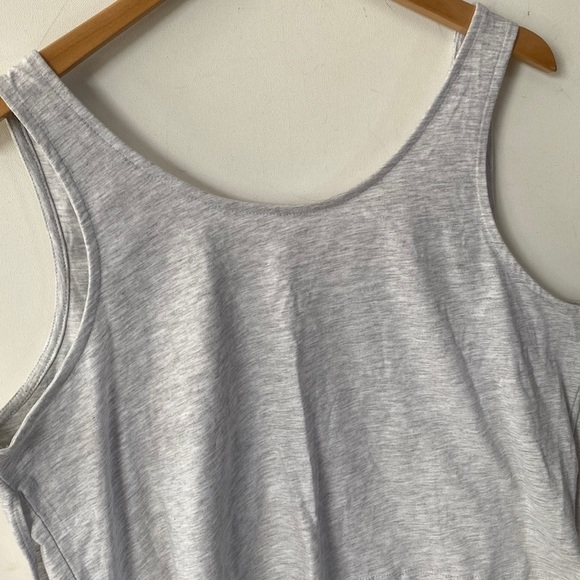 Topshop Heather Gray Cold Shoulder Long Sleeve Scoop Neck Top, Size 4-6, NWT - Picture 8 of 8